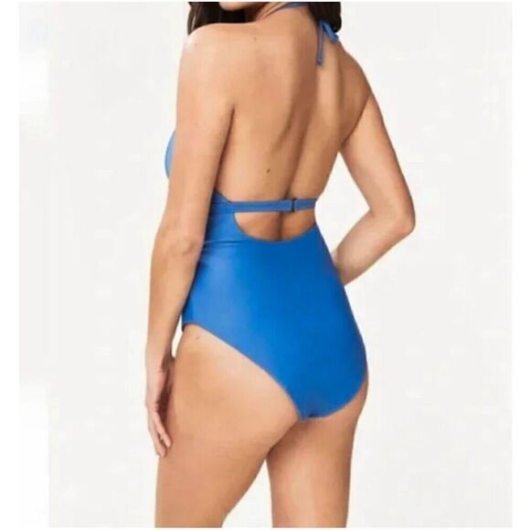 Andie Swim The Lagos One Piece Swimsuit Flat Smooth Plum Size M NWT Sale! - Picture 11 of 13